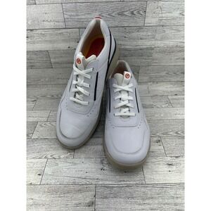 Rockport Mens White Leather Walking Shoes Sneakers‎ APM37702 Size 9W